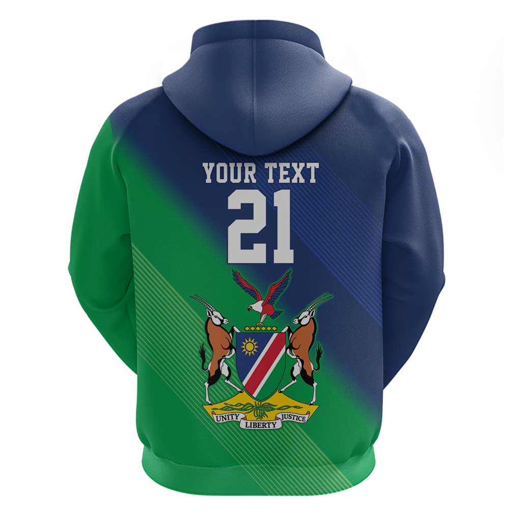 Namibia Rugby Custom Hoodie Welwitschias African Fish Eagle LT9