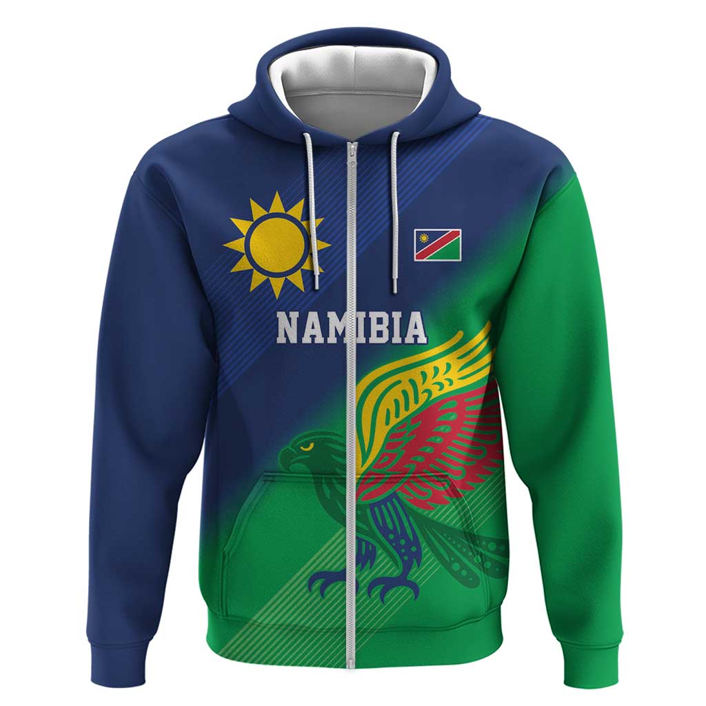 Namibia Rugby Custom Hoodie Welwitschias African Fish Eagle LT9