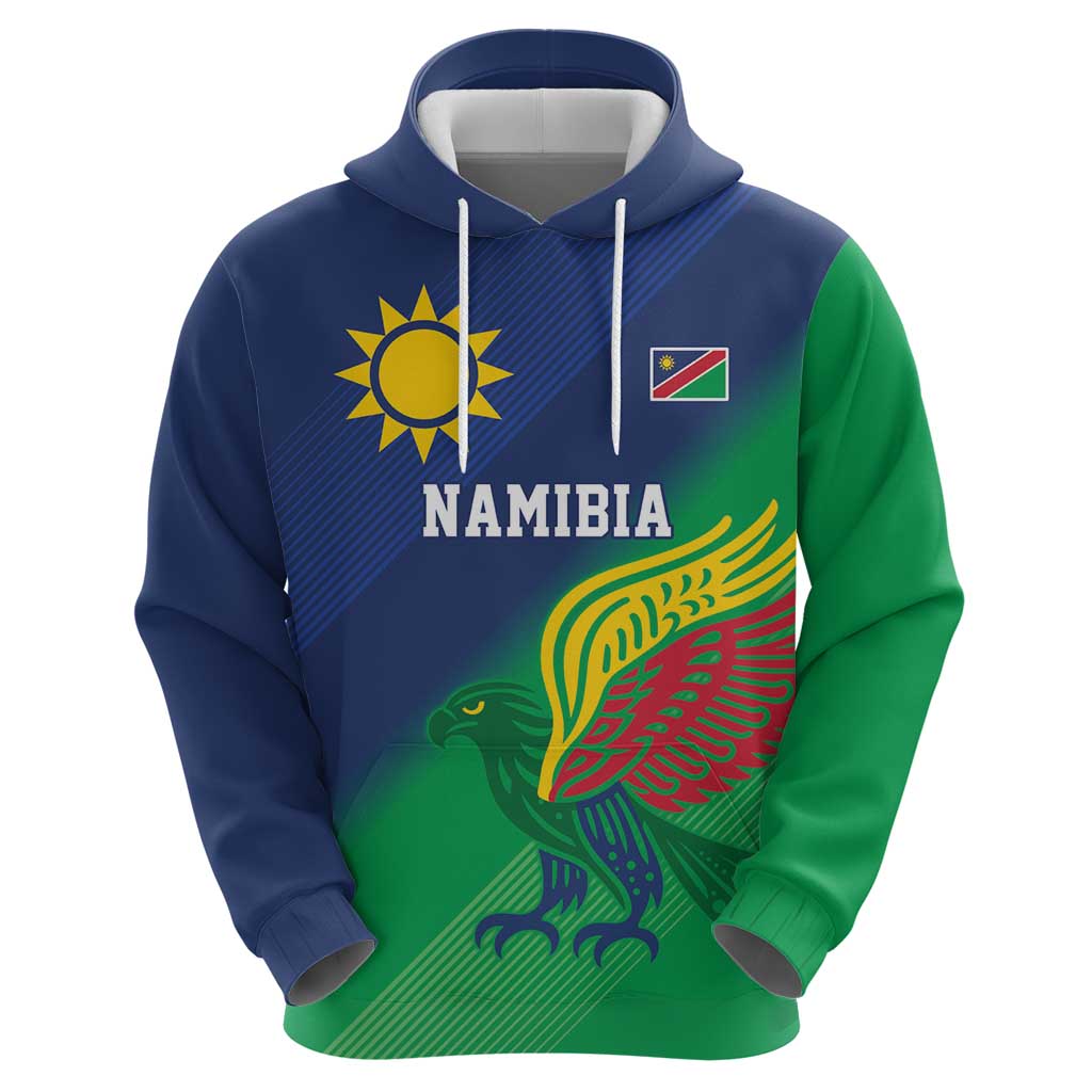 Namibia Rugby Custom Hoodie Welwitschias African Fish Eagle LT9