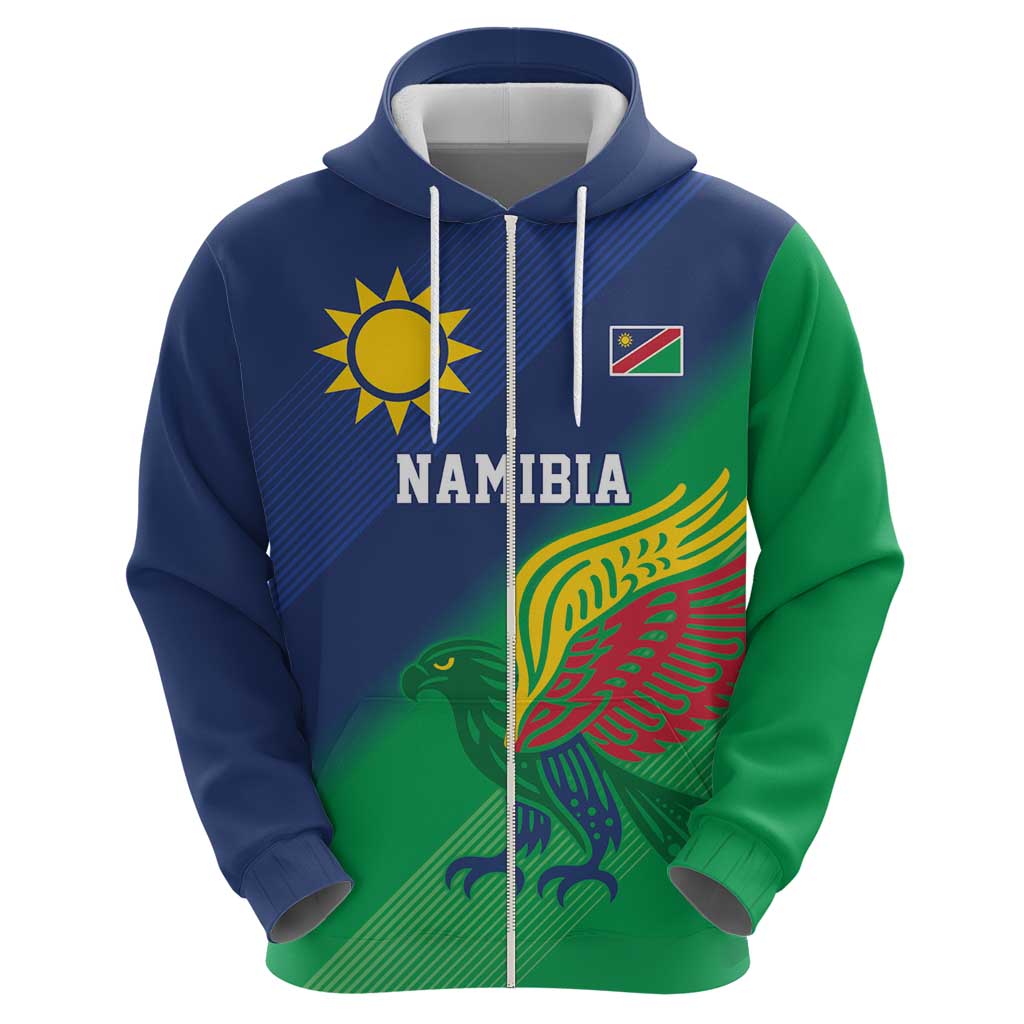 Namibia Rugby Custom Hoodie Welwitschias African Fish Eagle LT9