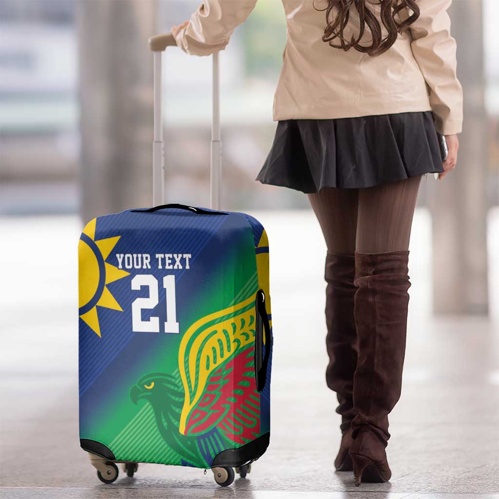 Namibia Rugby Custom Luggage Cover Welwitschias African Fish Eagle LT9