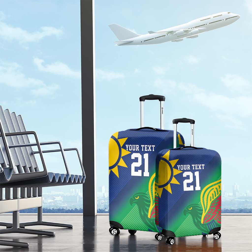 Namibia Rugby Custom Luggage Cover Welwitschias African Fish Eagle LT9