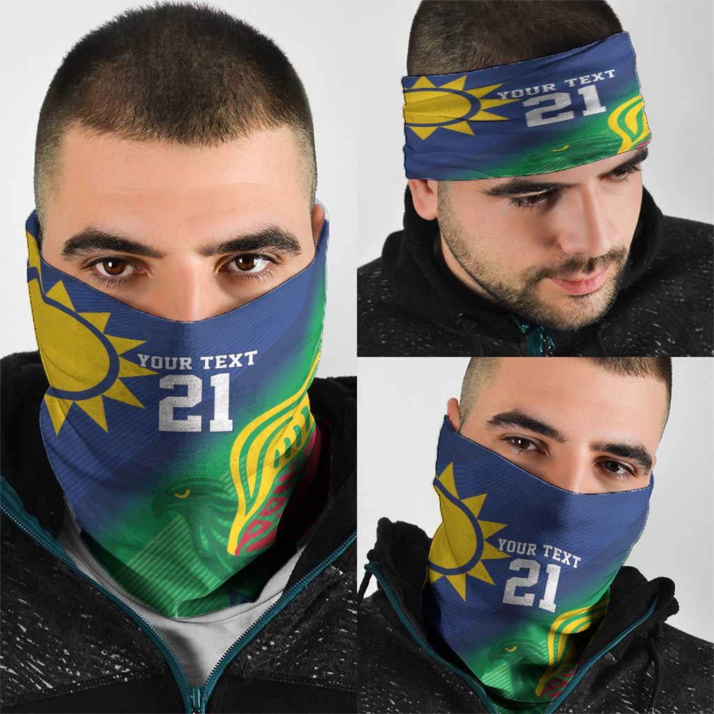 Namibia Rugby Custom Neck Gaiter Welwitschias African Fish Eagle LT9