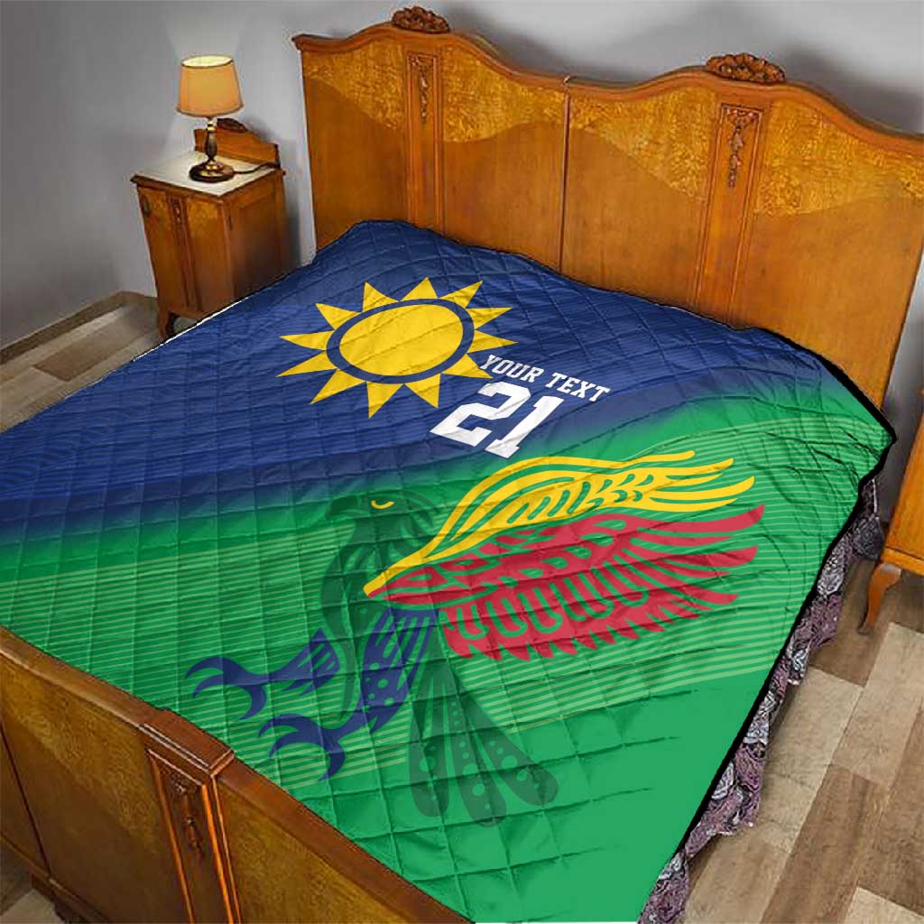Custom Rugby African Namibia Quilt Welwitschias African Fish Eagle LT9