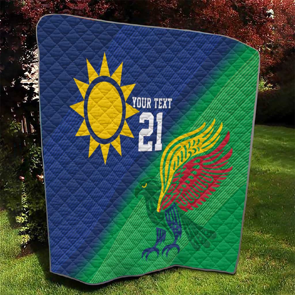 Custom Rugby African Namibia Quilt Welwitschias African Fish Eagle LT9