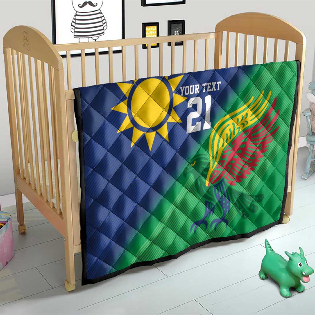 Custom Rugby African Namibia Quilt Welwitschias African Fish Eagle LT9
