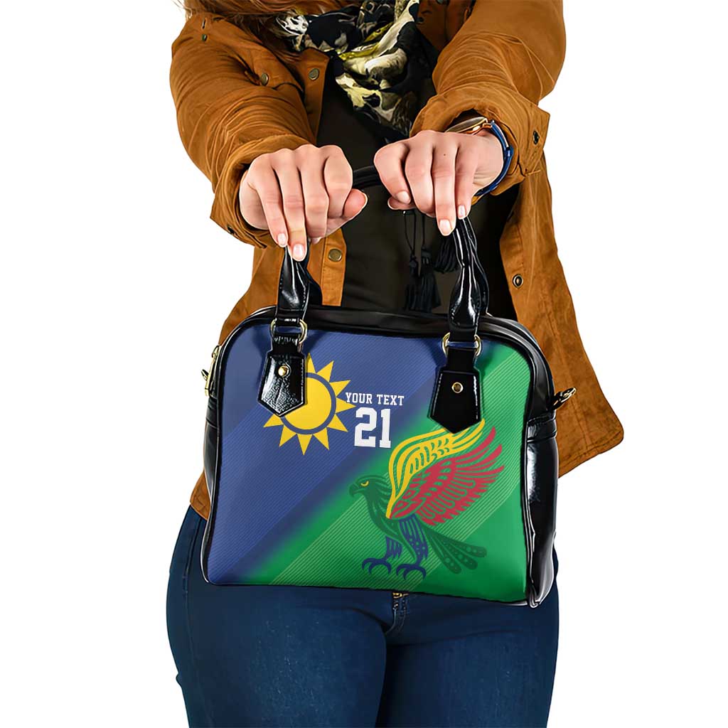 Namibia Rugby Custom Shoulder Handbag Welwitschias African Fish Eagle LT9