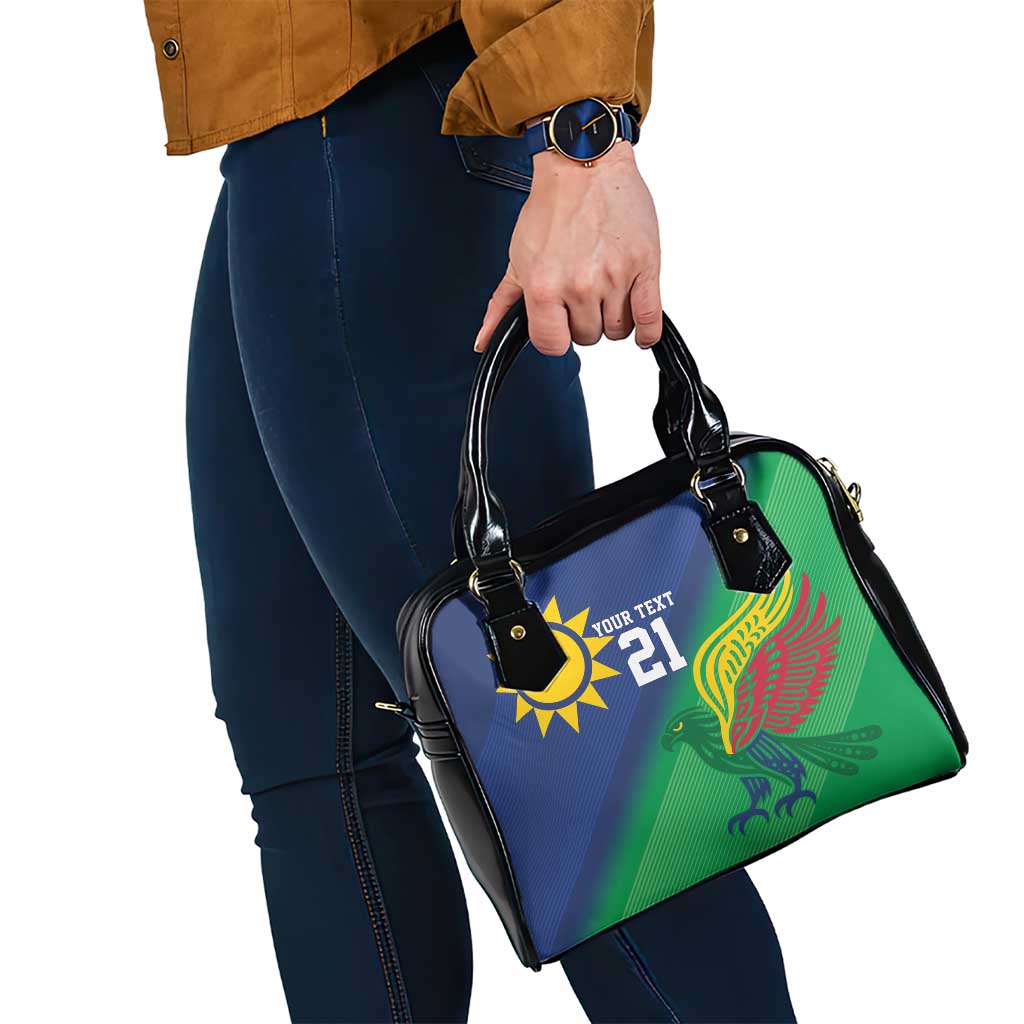 Namibia Rugby Custom Shoulder Handbag Welwitschias African Fish Eagle LT9