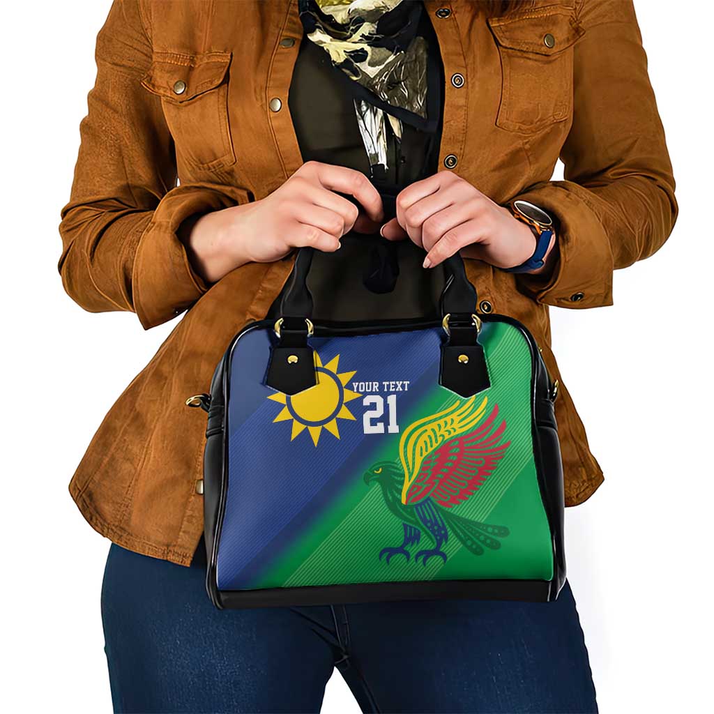 Namibia Rugby Custom Shoulder Handbag Welwitschias African Fish Eagle LT9
