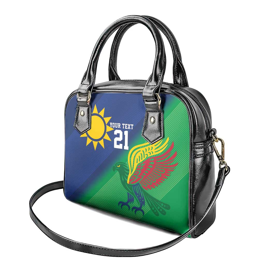 Namibia Rugby Custom Shoulder Handbag Welwitschias African Fish Eagle LT9