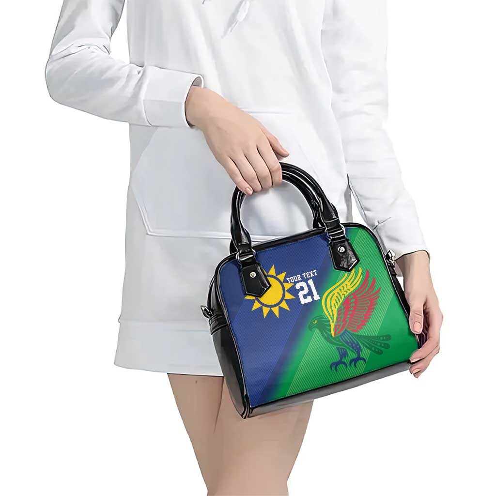 Namibia Rugby Custom Shoulder Handbag Welwitschias African Fish Eagle LT9