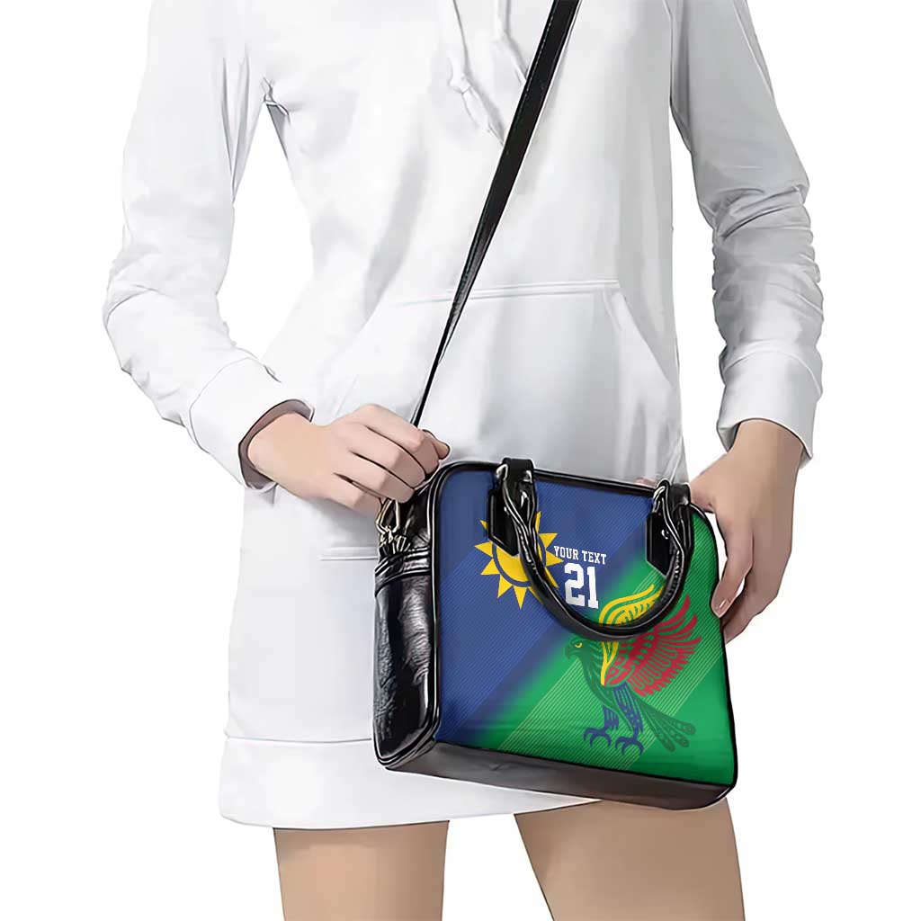 Namibia Rugby Custom Shoulder Handbag Welwitschias African Fish Eagle LT9