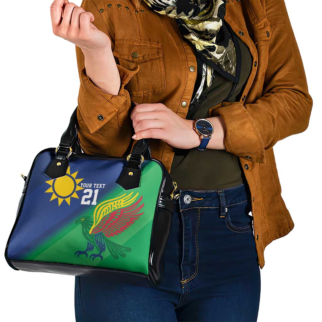 Namibia Rugby Custom Shoulder Handbag Welwitschias African Fish Eagle LT9