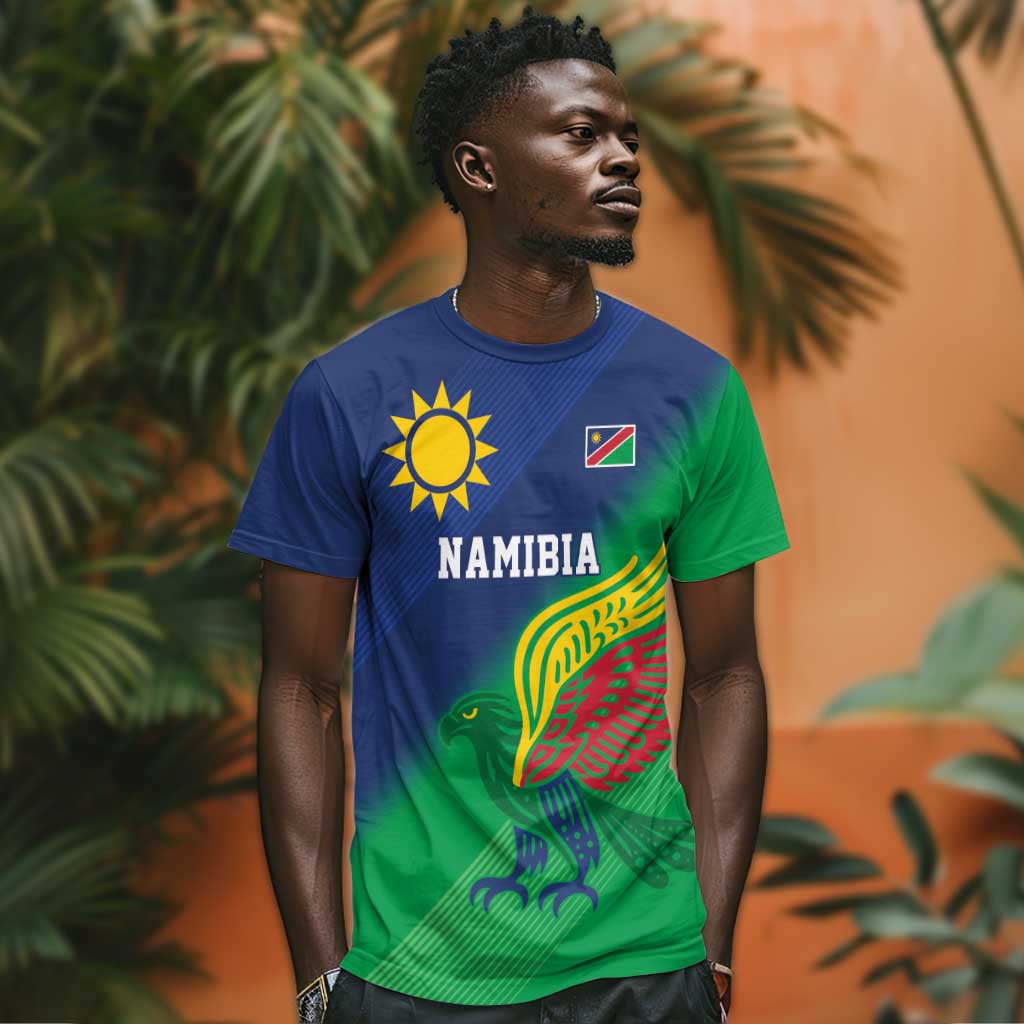 Custom Rugby African Namibia T shirt Welwitschias African Fish Eagle LT9