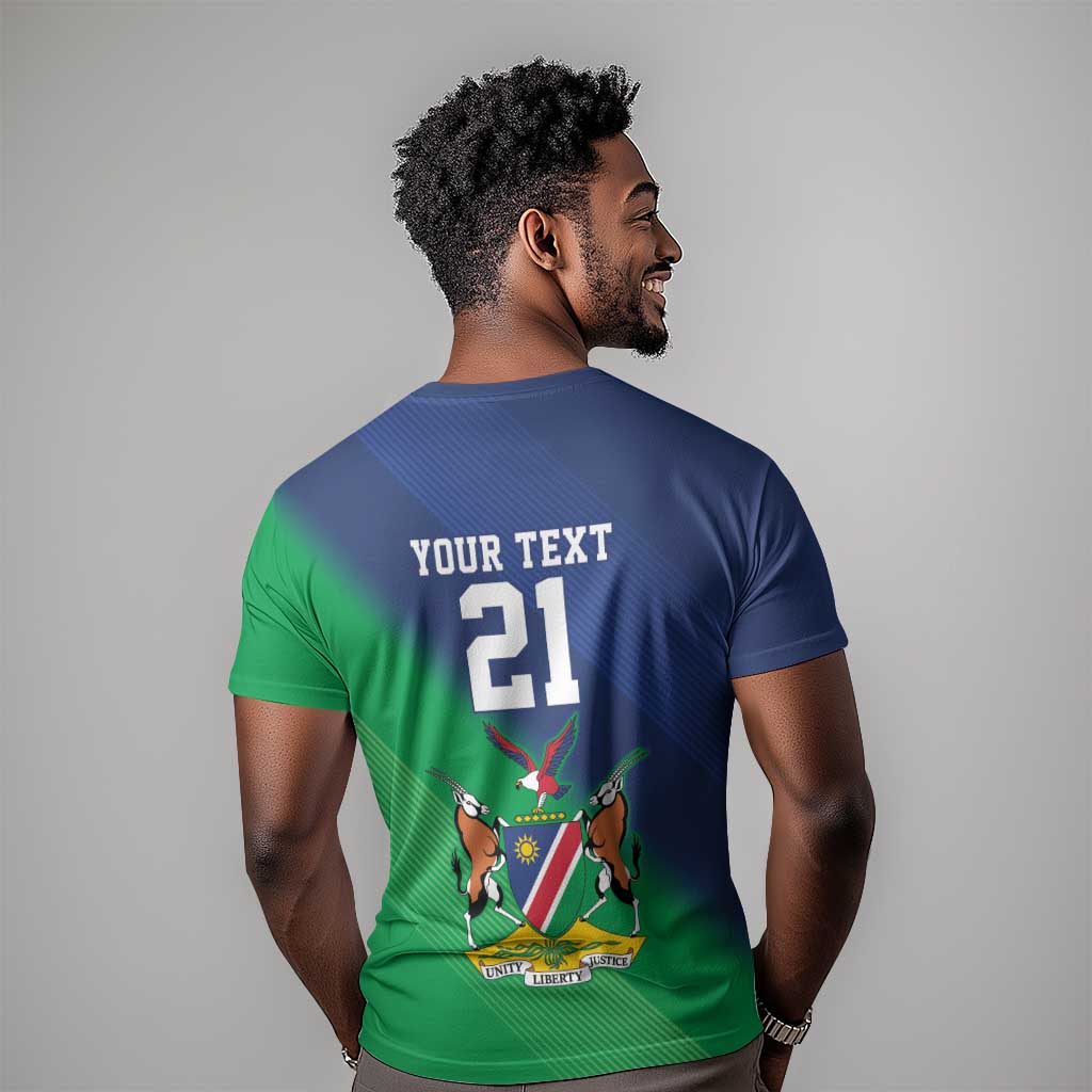 Custom Rugby African Namibia T shirt Welwitschias African Fish Eagle LT9