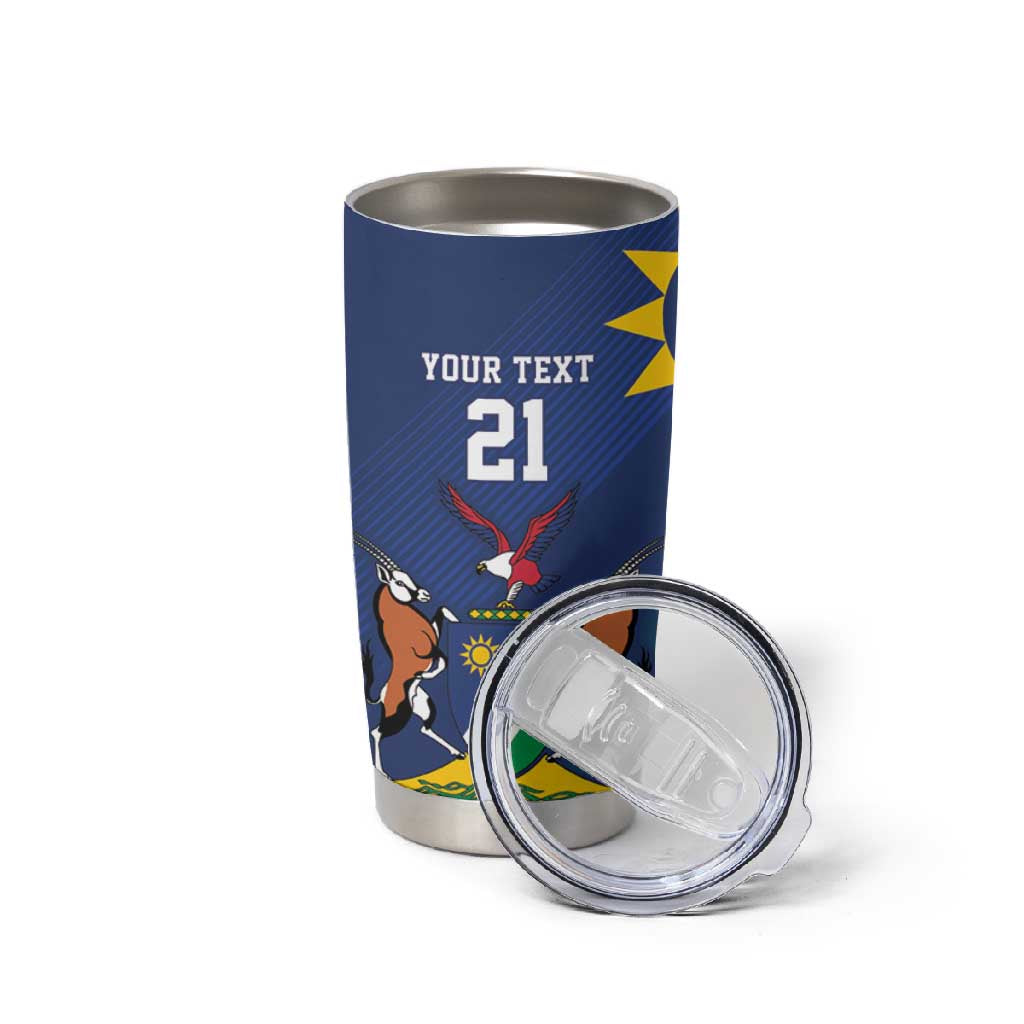 Custom Rugby African Namibia Tumbler Cup Welwitschias African Fish Eagle LT9