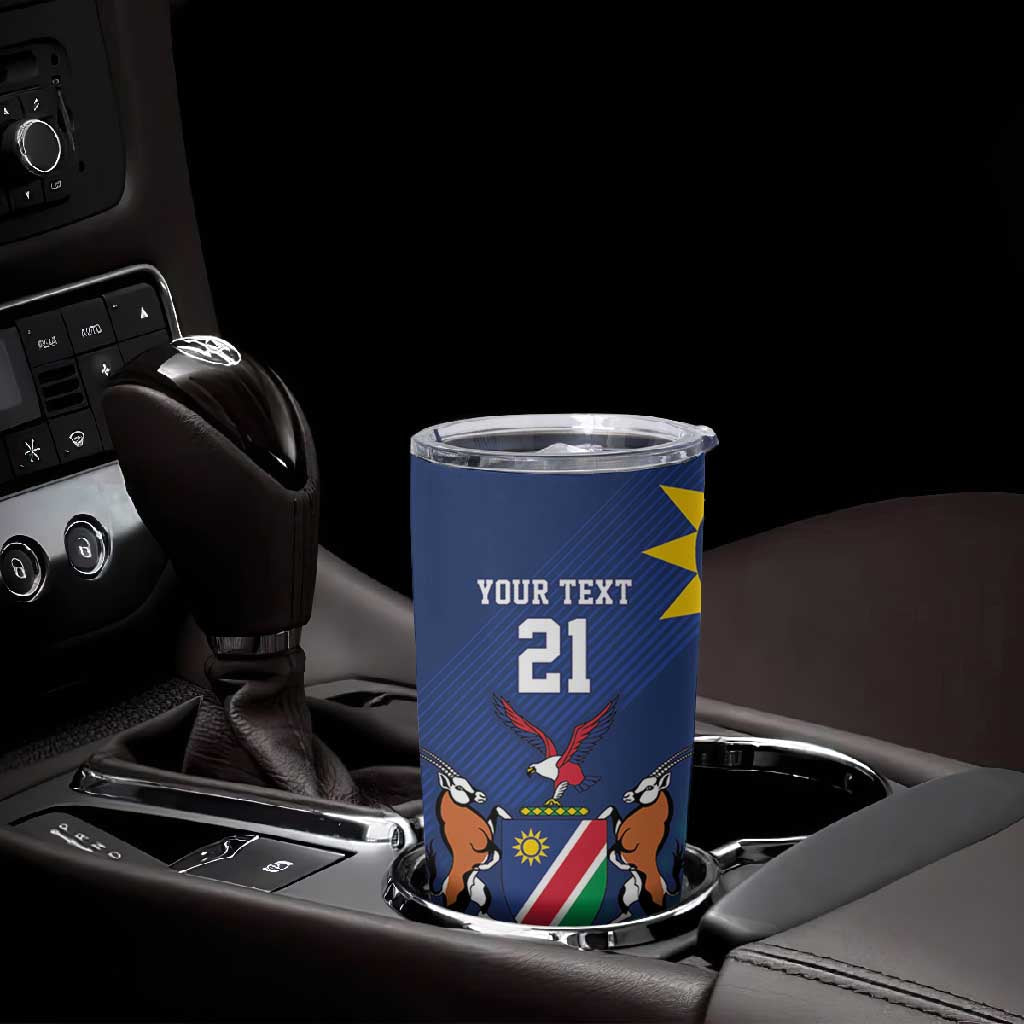 Custom Rugby African Namibia Tumbler Cup Welwitschias African Fish Eagle LT9