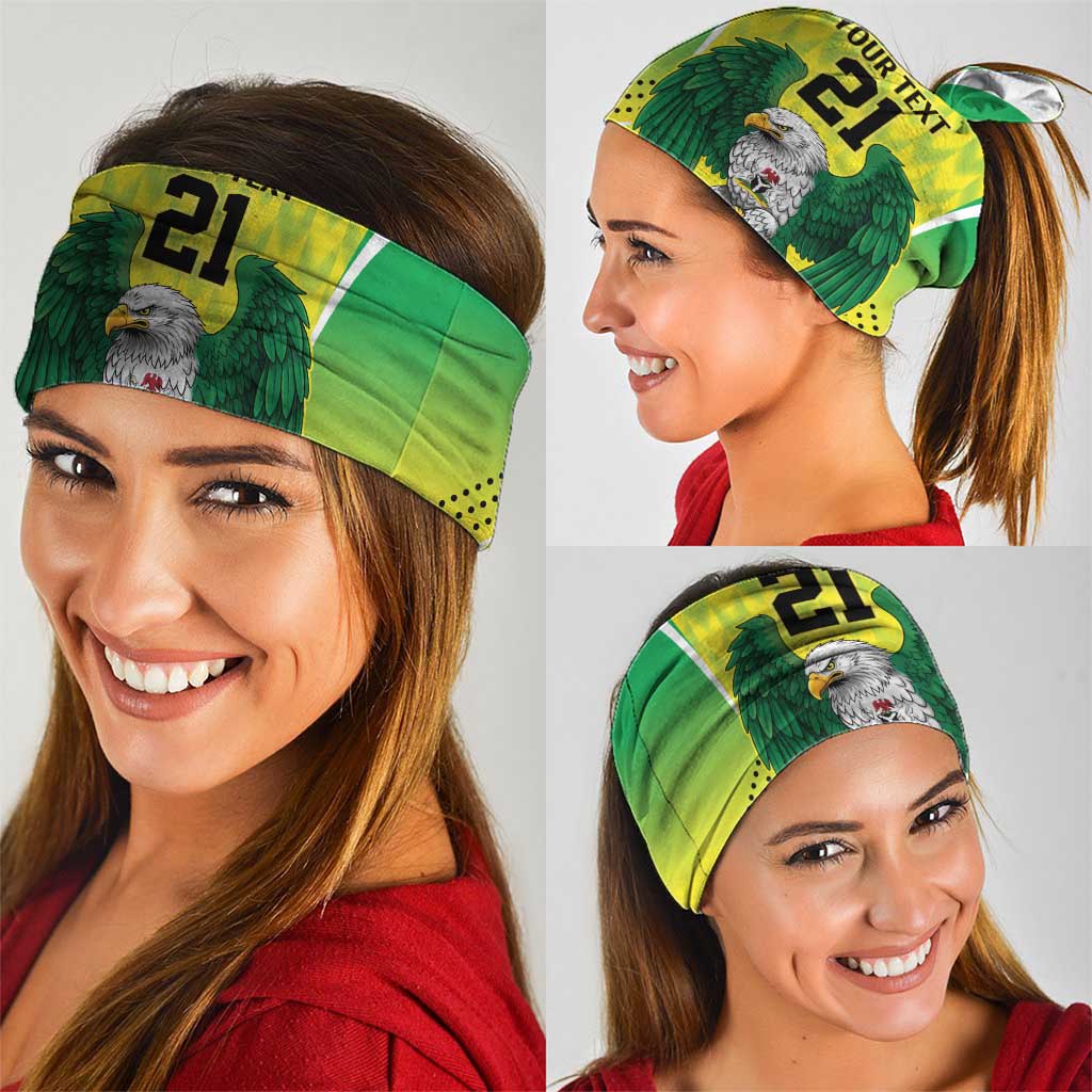 Nigeria Cricket Custom Neck Gaiter Najeriya Yellow Greens Eagle LT9
