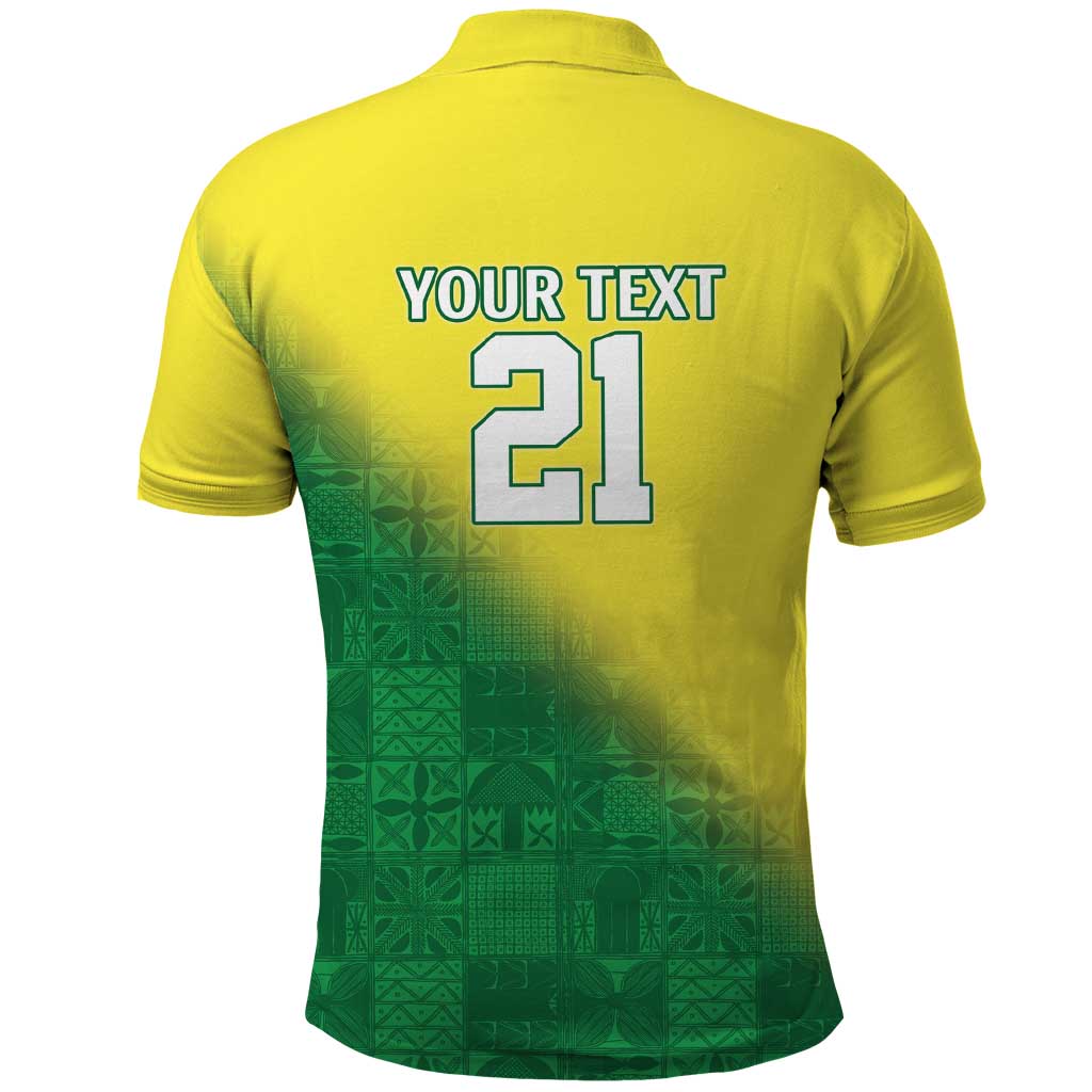 Nigeria Cricket Custom Polo Shirt Najeriya Angry Eagle Flag Motif LT9
