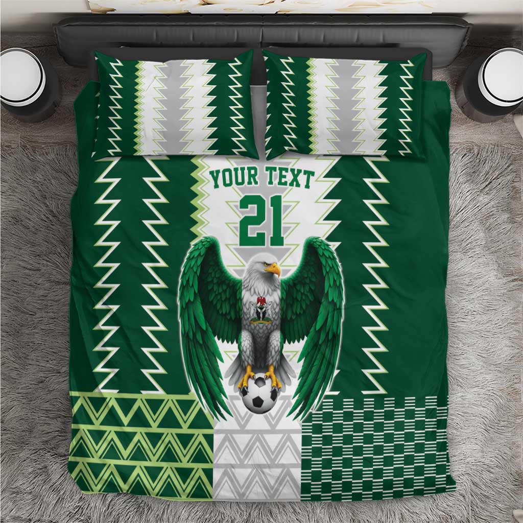 Custom Football African Nigeria Bedding Set Classic 20-21 Home Jersey LT9
