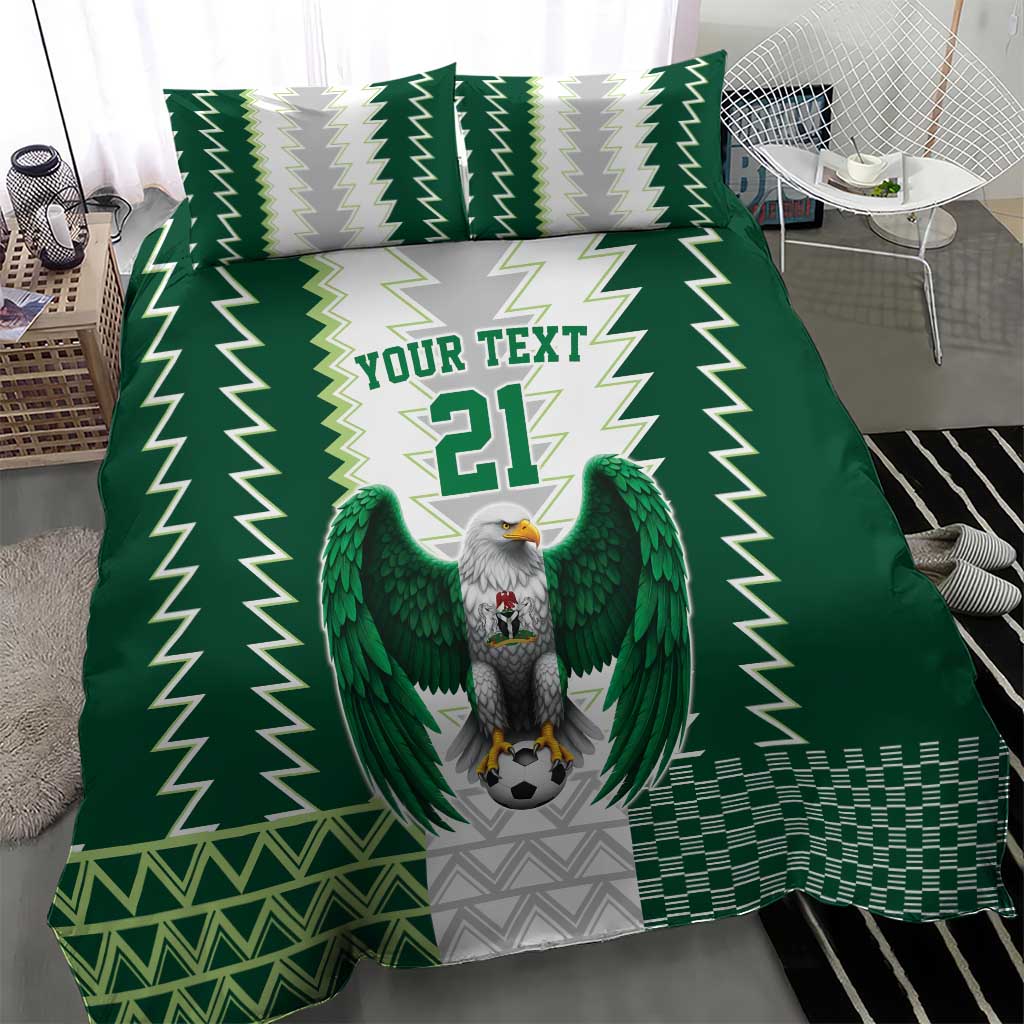 Custom Football African Nigeria Bedding Set Classic 20-21 Home Jersey LT9