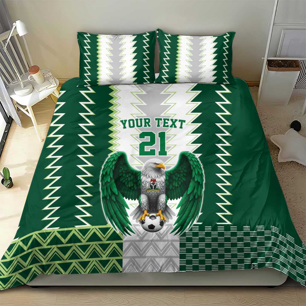 Custom Football African Nigeria Bedding Set Classic 20-21 Home Jersey LT9