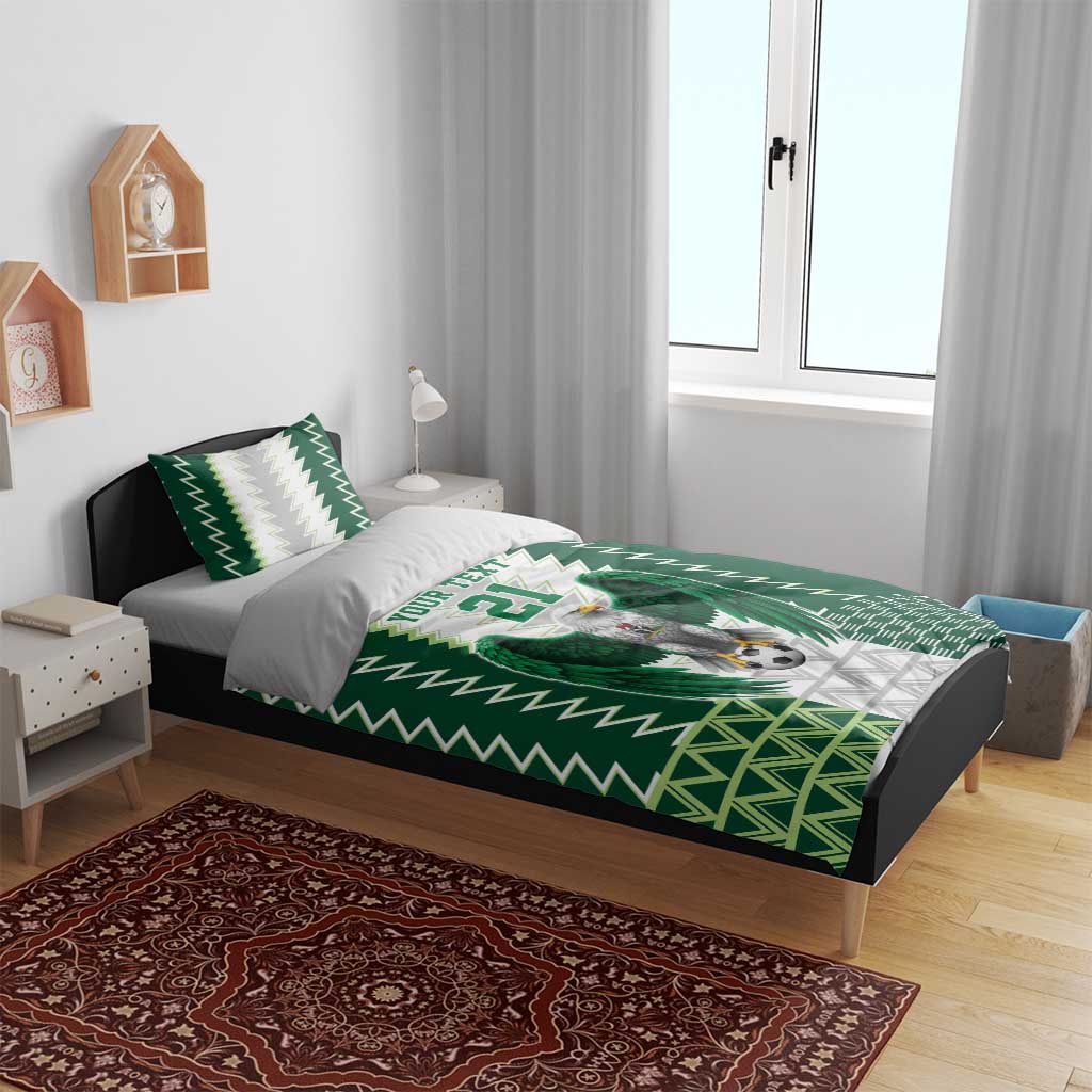 Custom Football African Nigeria Bedding Set Classic 20-21 Home Jersey LT9
