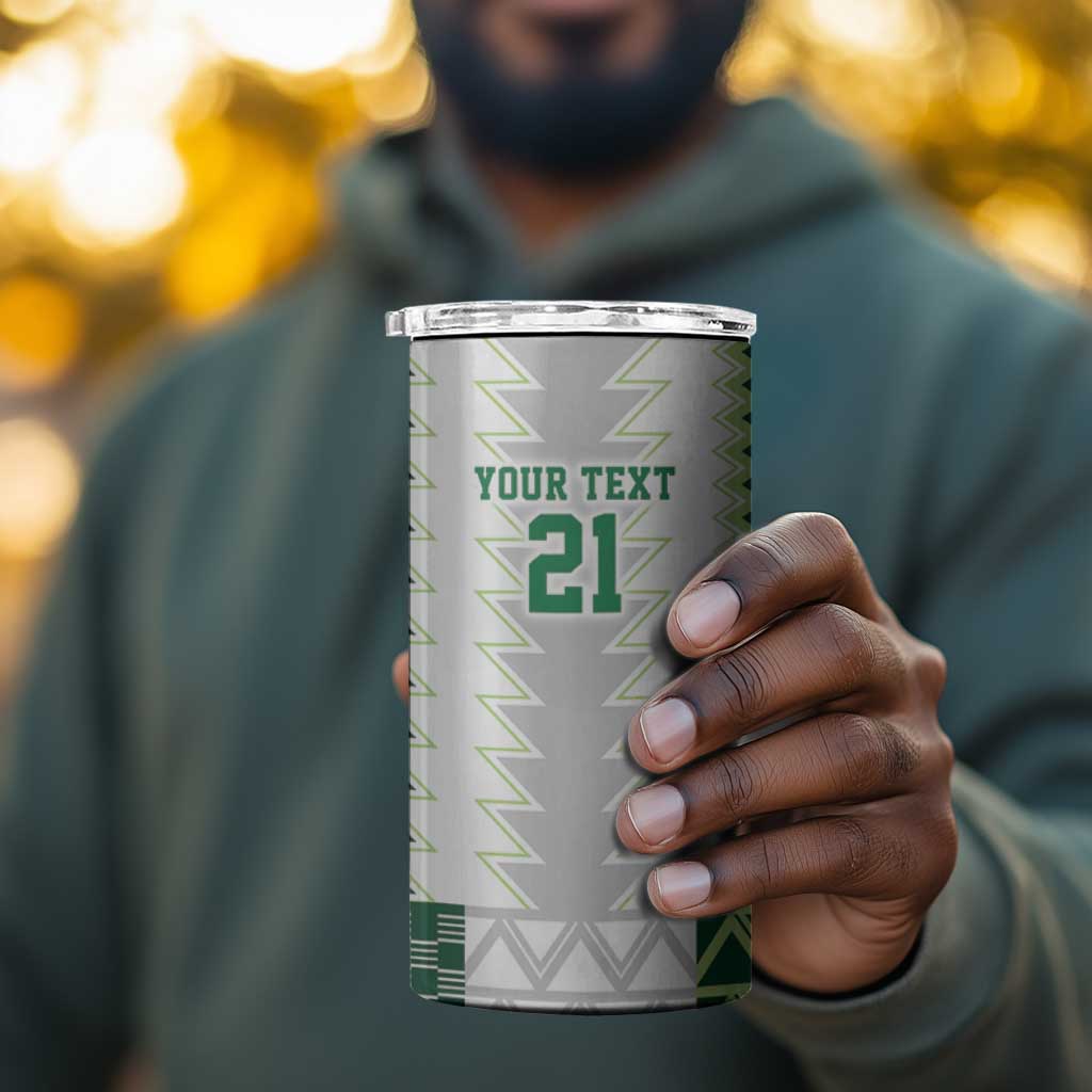Custom Football African Nigeria 4 in 1 Can Cooler Tumbler Classic 20-21 Home Jersey LT9