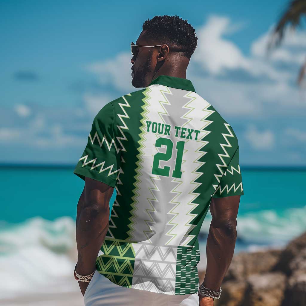 Custom Football African Nigeria Hawaiian Shirt Classic 20-21 Home Jersey LT9