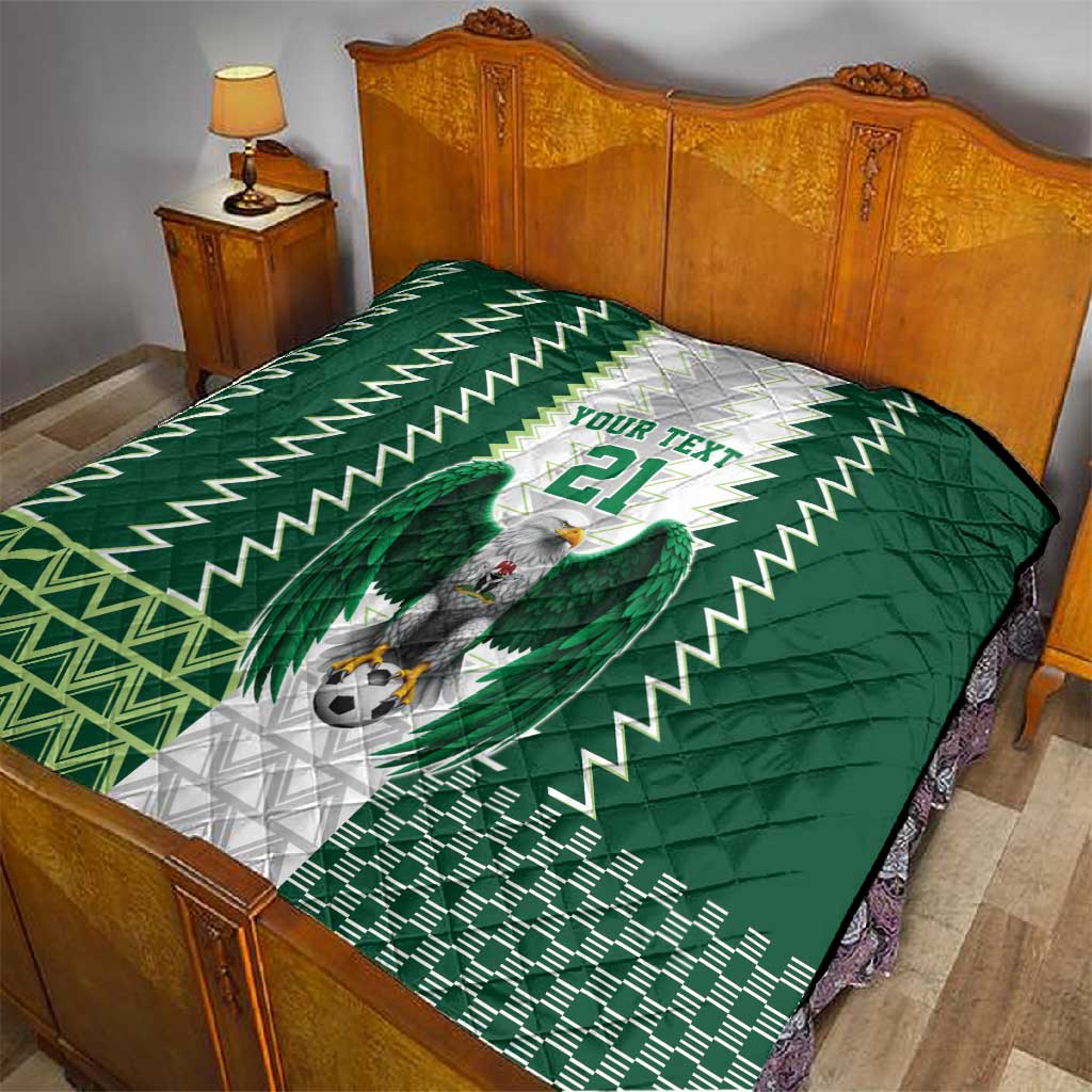 Custom Football African Nigeria Quilt Classic 20-21 Home Jersey LT9