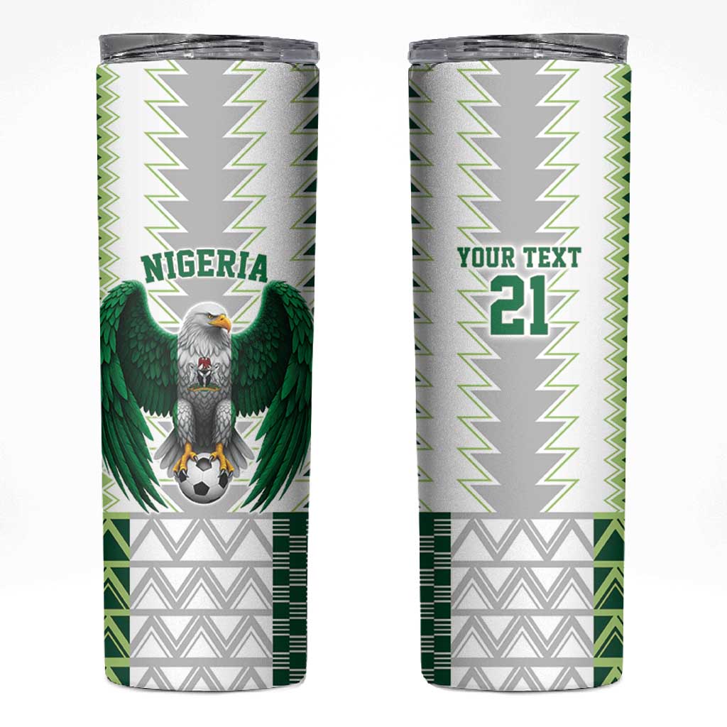 Custom Football African Nigeria Skinny Tumbler Classic 20-21 Home Jersey LT9