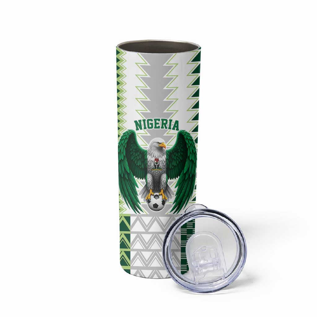Custom Football African Nigeria Skinny Tumbler Classic 20-21 Home Jersey LT9