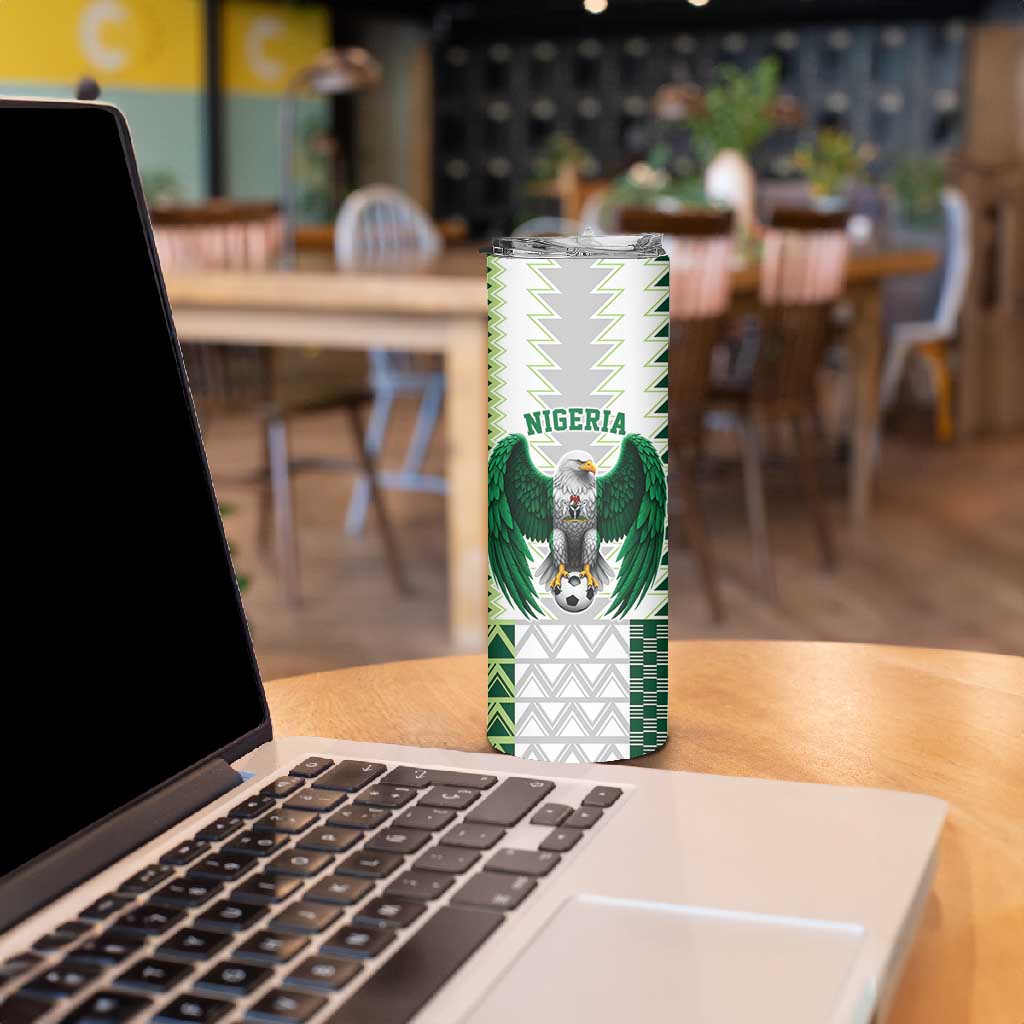 Custom Football African Nigeria Skinny Tumbler Classic 20-21 Home Jersey LT9