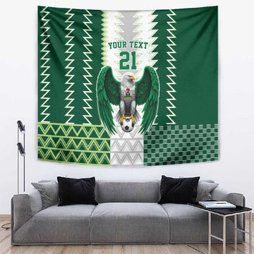 Custom Football African Nigeria Tapestry Classic 20-21 Home Jersey LT9
