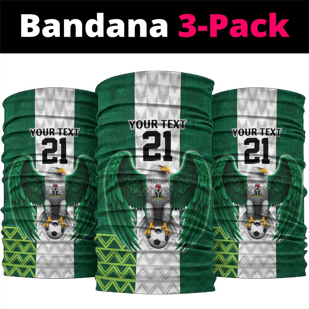 Nigeria Football Custom Neck Gaiter Retro Nigeria 20-21 Eagle Flag Motif LT9