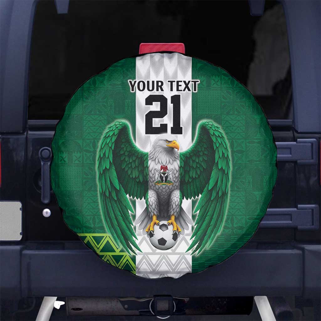 Nigeria Football Custom Spare Tire Cover Retro Nigeria 20-21 Eagle Flag Motif LT9