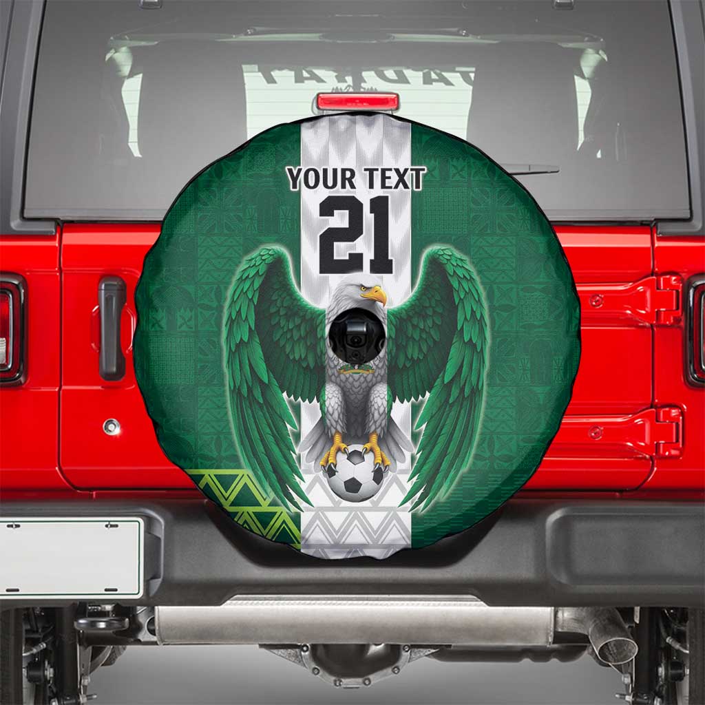 Nigeria Football Custom Spare Tire Cover Retro Nigeria 20-21 Eagle Flag Motif LT9