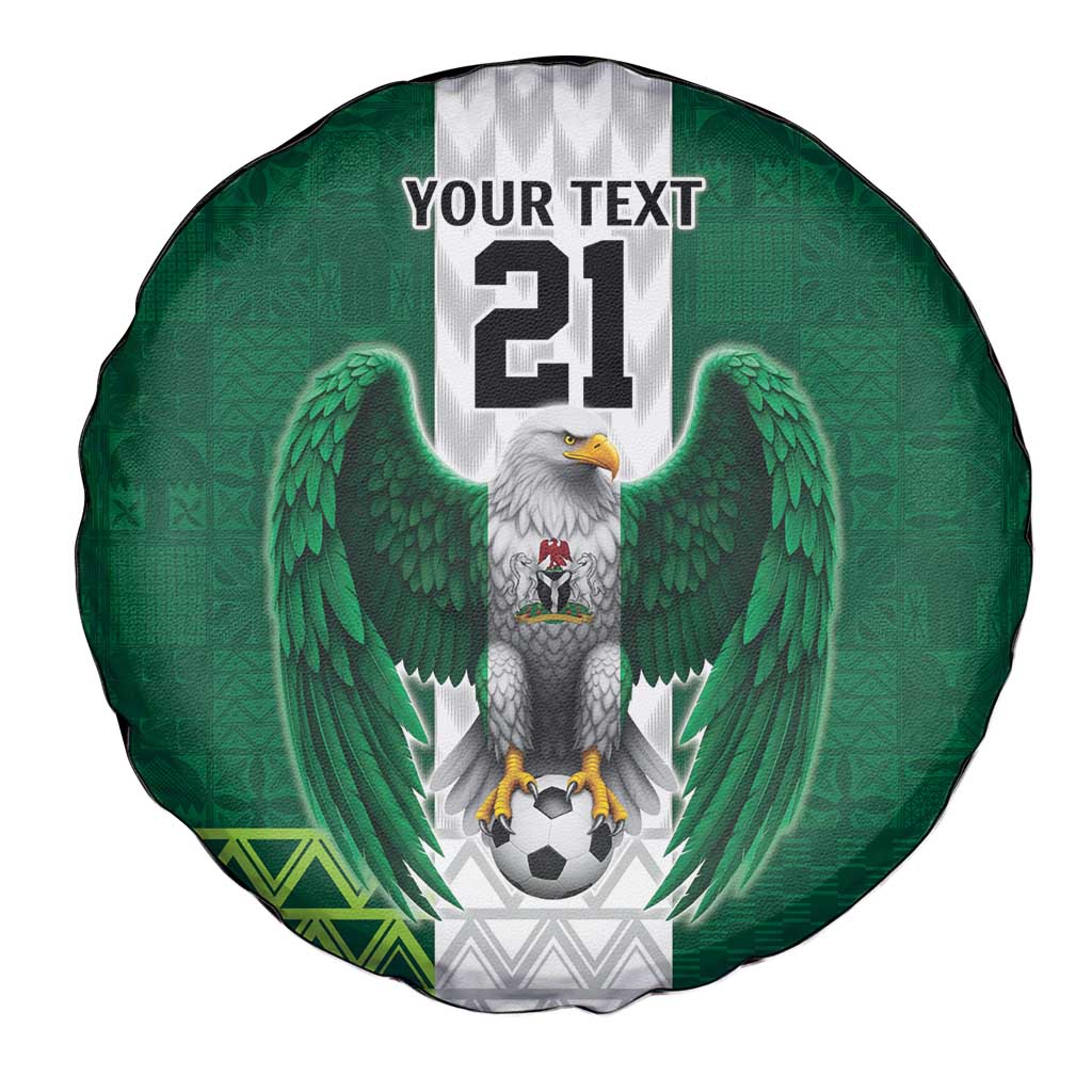 Nigeria Football Custom Spare Tire Cover Retro Nigeria 20-21 Eagle Flag Motif LT9