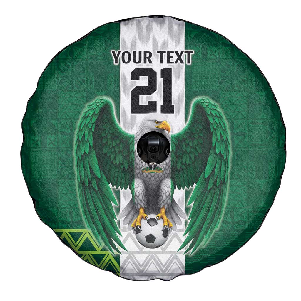 Nigeria Football Custom Spare Tire Cover Retro Nigeria 20-21 Eagle Flag Motif LT9