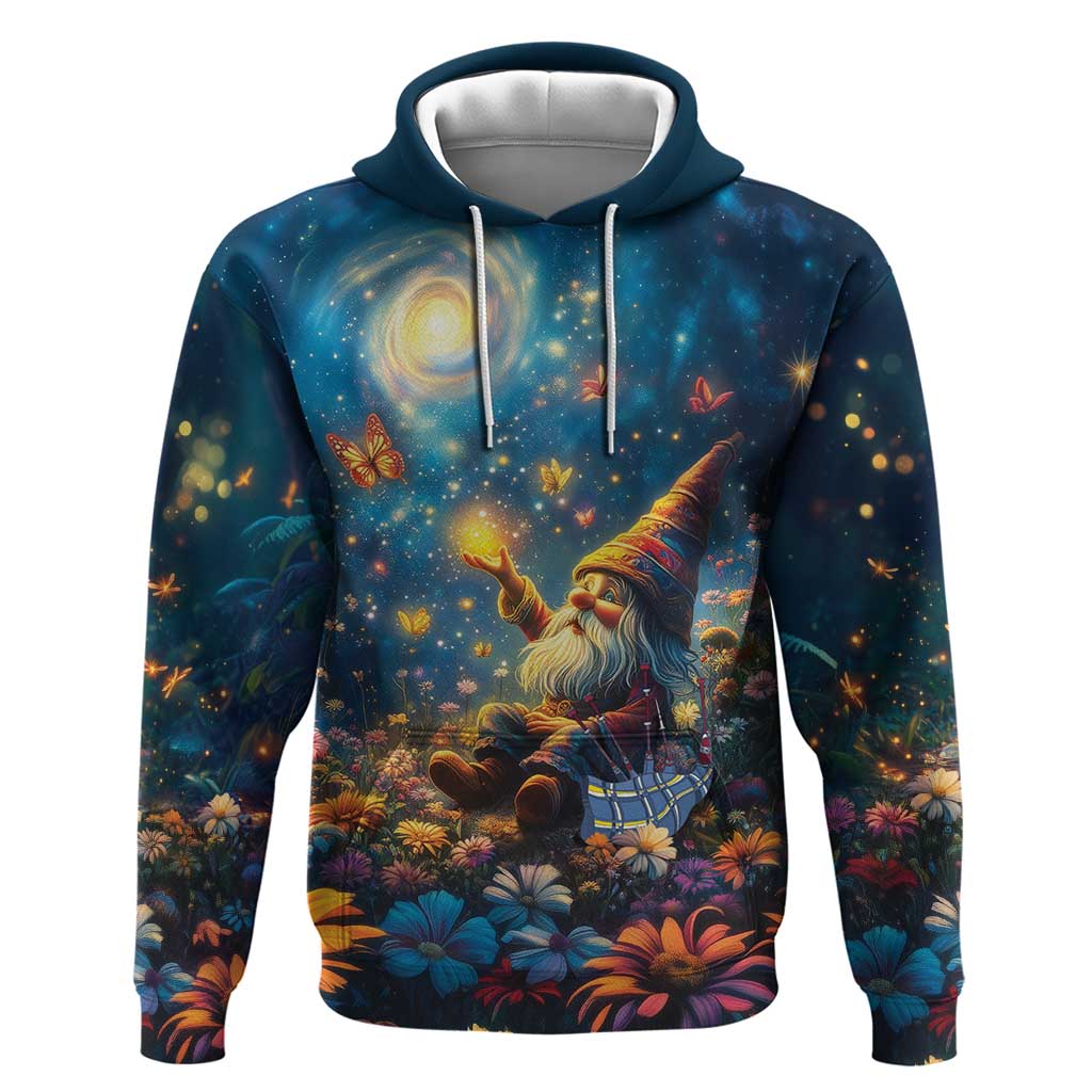 Nollaig Chridheil Scottish Gnome Hoodie Merry Christmas with Starry Night LT9