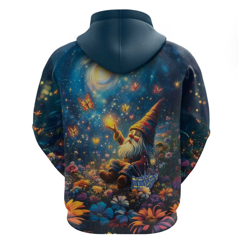 Nollaig Chridheil Scottish Gnome Hoodie Merry Christmas with Starry Night LT9