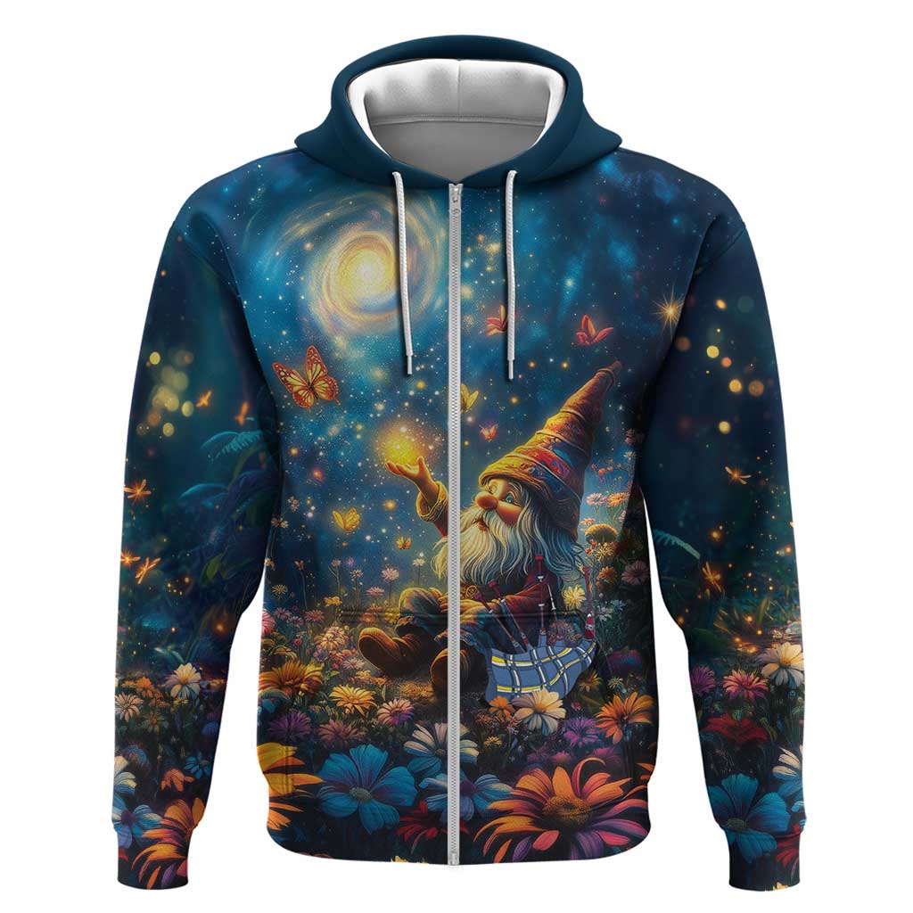 Nollaig Chridheil Scottish Gnome Hoodie Merry Christmas with Starry Night LT9
