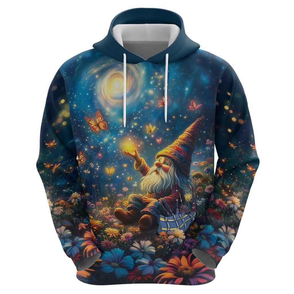 Nollaig Chridheil Scottish Gnome Hoodie Merry Christmas with Starry Night LT9