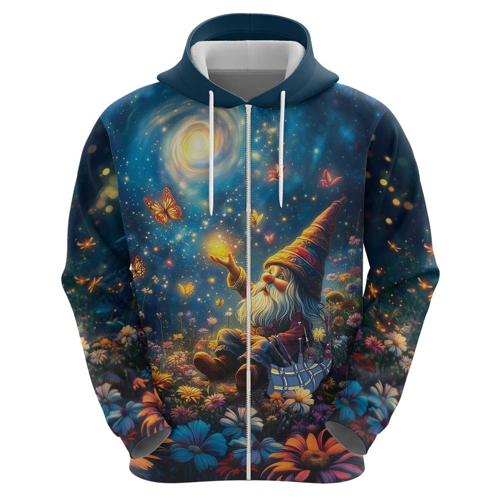 Nollaig Chridheil Scottish Gnome Hoodie Merry Christmas with Starry Night LT9