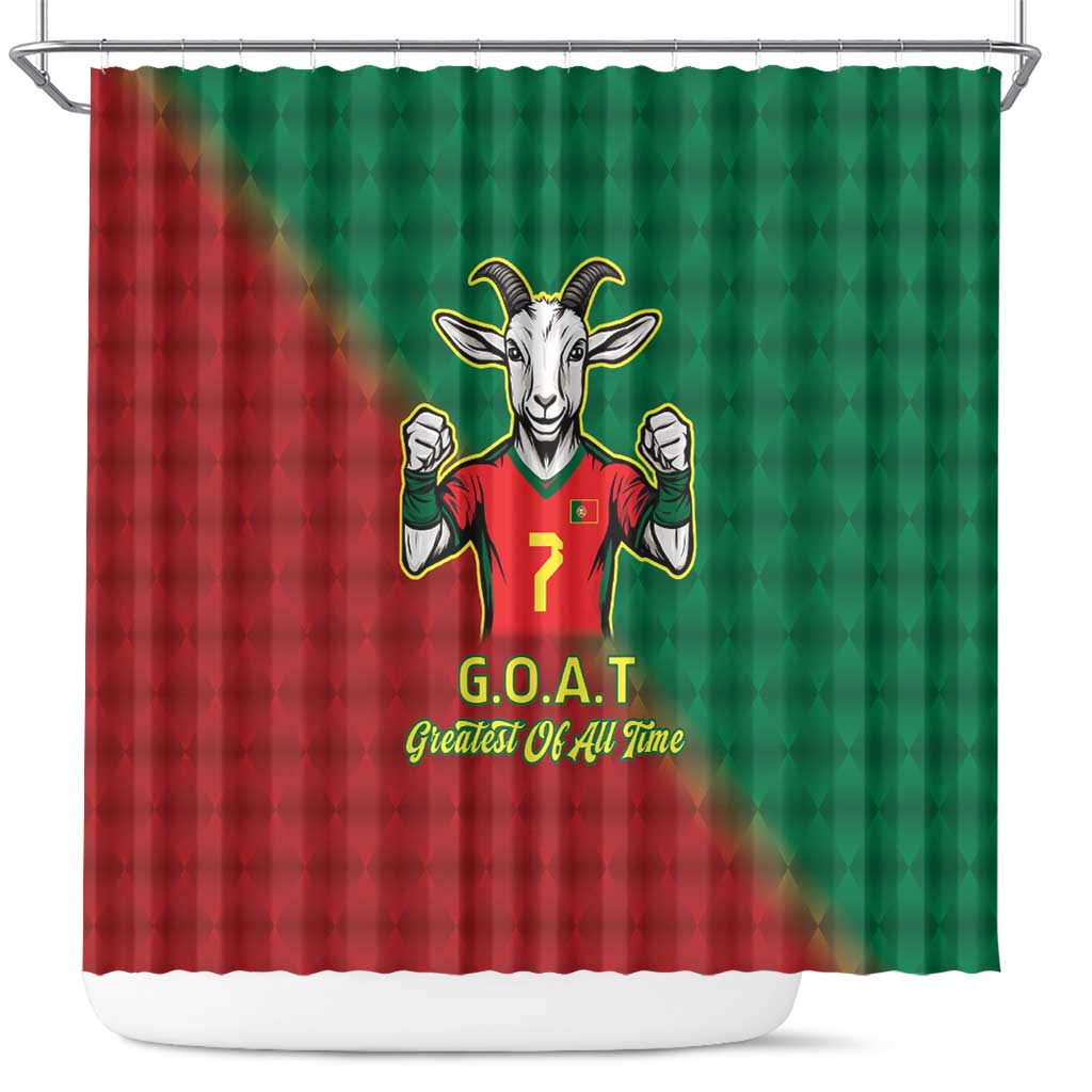 Portugal Seven Goat Flag Colors Shower Curtain LT9