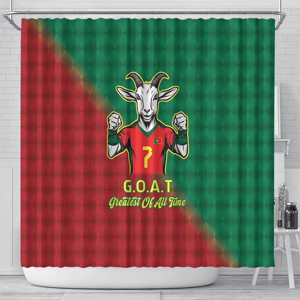 Portugal Seven Goat Flag Colors Shower Curtain LT9