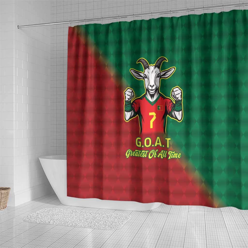 Portugal Seven Goat Flag Colors Shower Curtain LT9