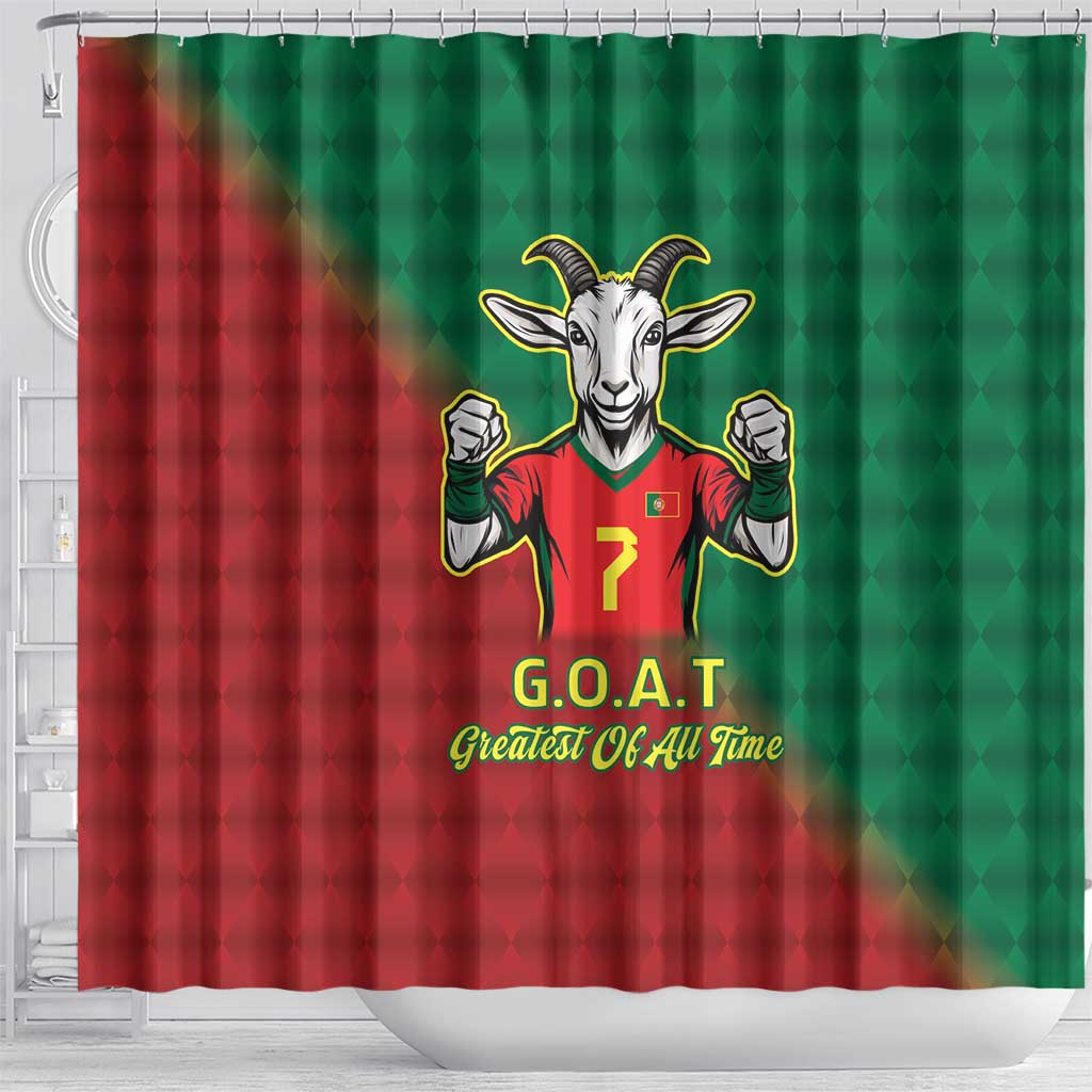 Portugal Seven Goat Flag Colors Shower Curtain LT9