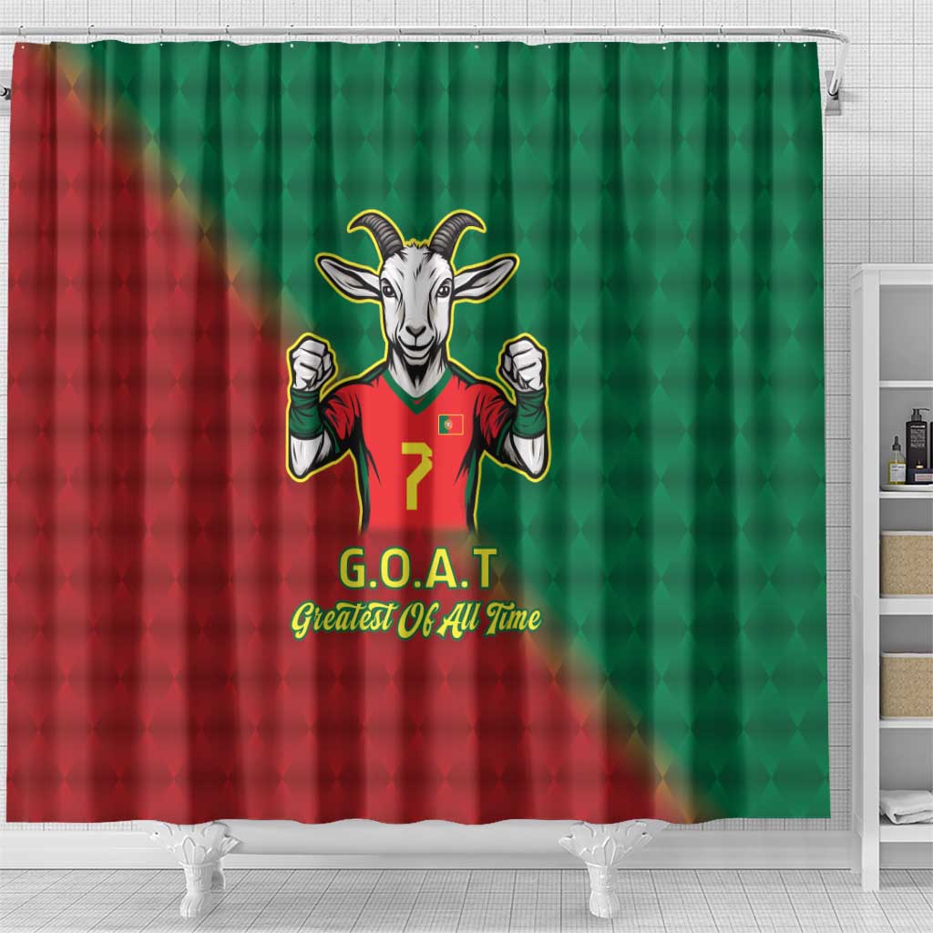Portugal Seven Goat Flag Colors Shower Curtain LT9