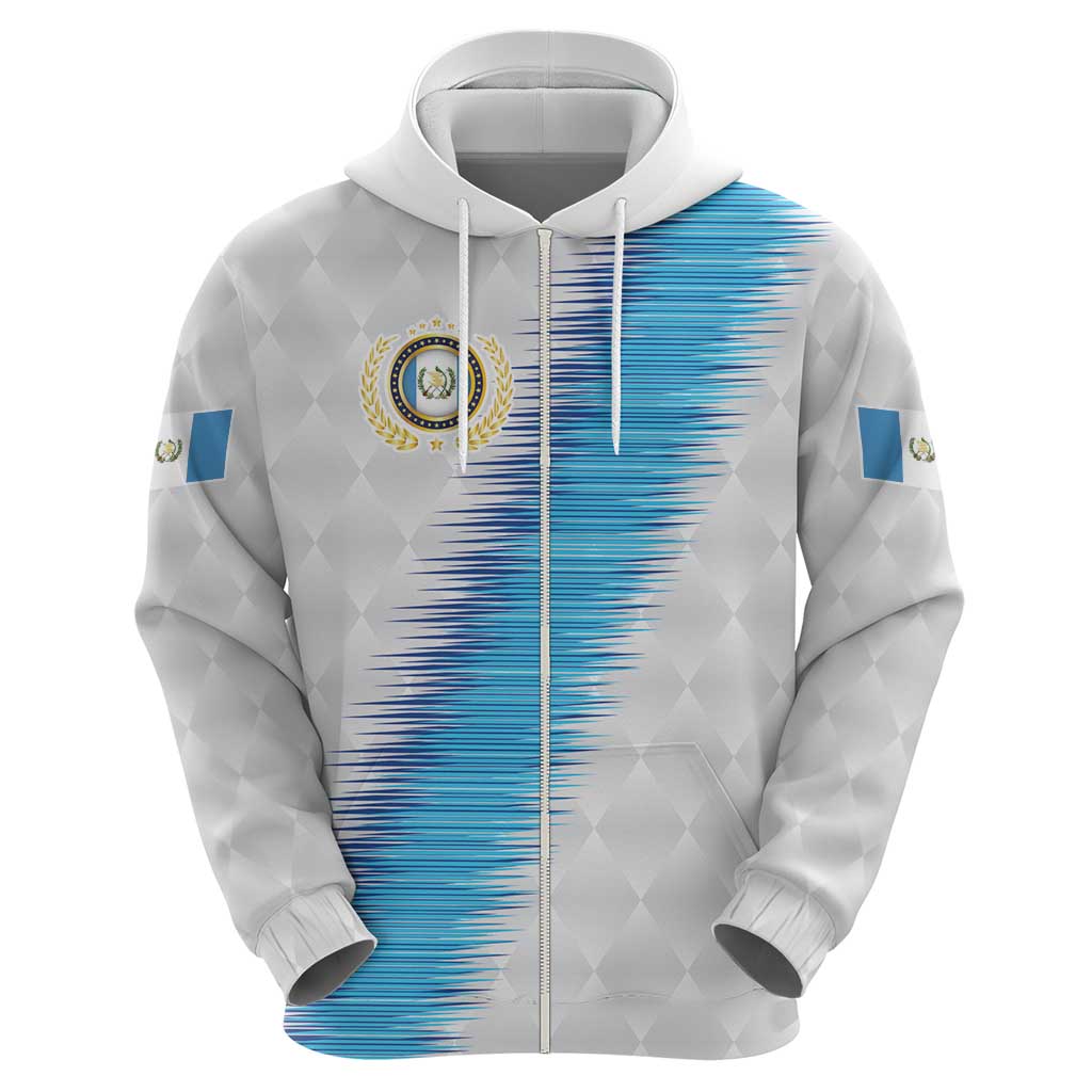 Guatemala Football Custom Hoodie Go Los Chapines White Pattern LT9